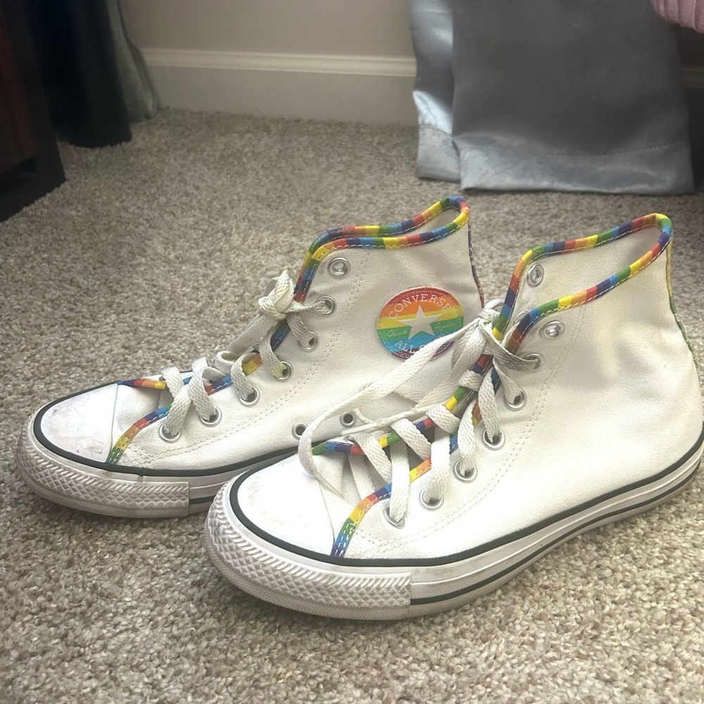 Converse All Star High Top Rainbow Women’s 8